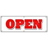 Signmission OPEN BANNER SIGN grand opening new store for business shop sale retail B-72 Open